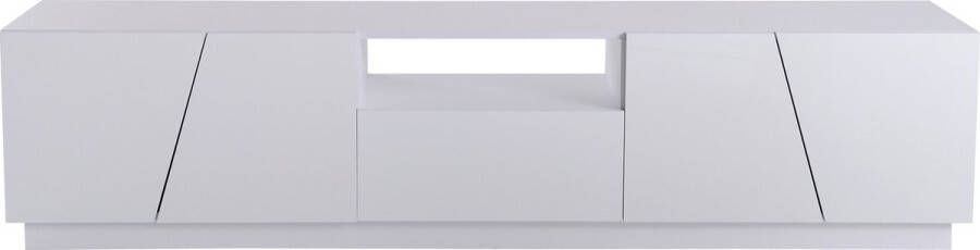 Merax TV-Meubel 170 cm TV Kast Hoogglans Wit
