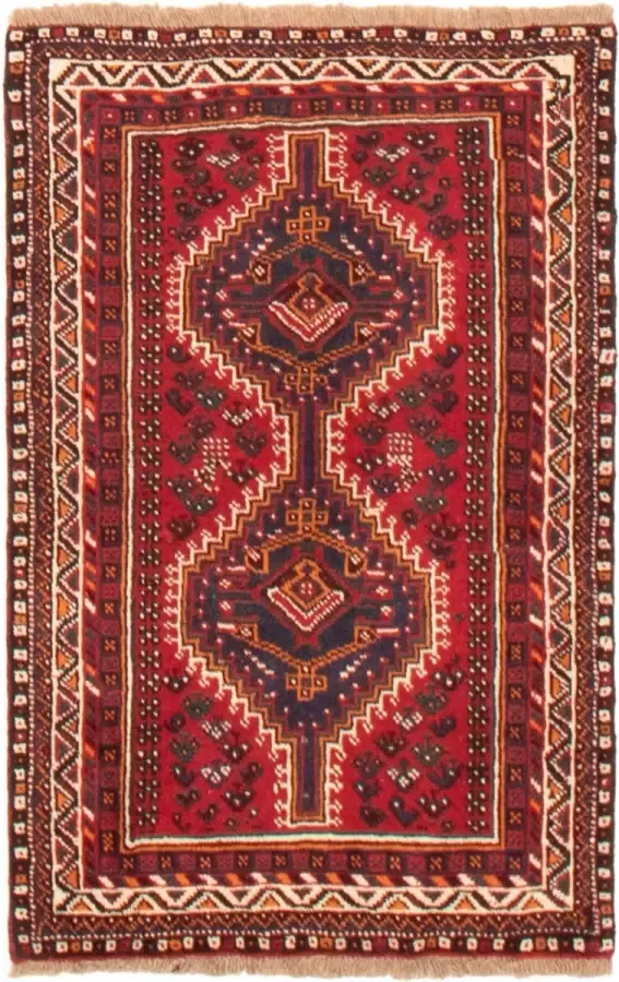 Meridianus Anatolian Vintage Turkije Rood Tapijt Handgemaakt