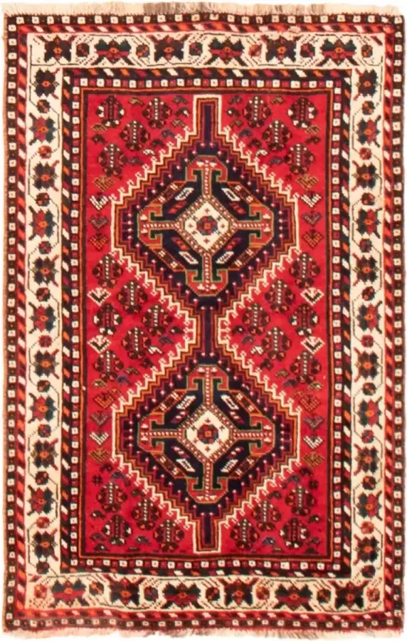 Meridianus Anatolian Vintage Turkije Rood Tapijt Handgemaakt