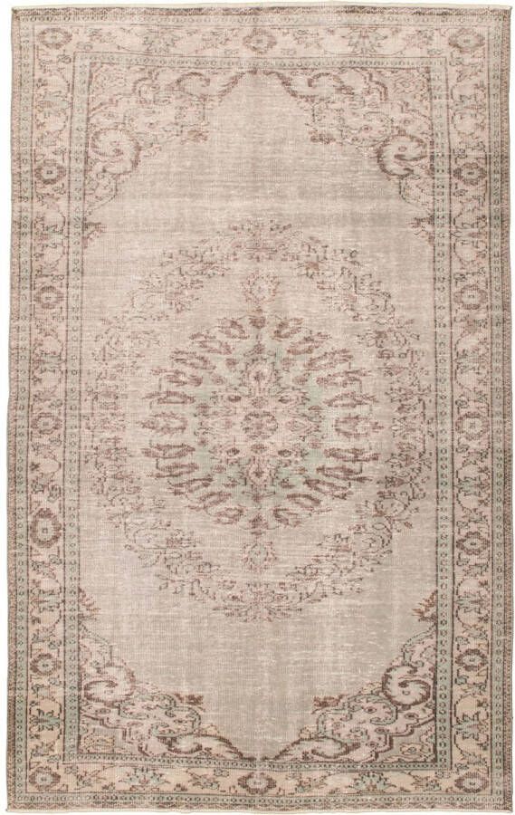 Meridianus Antalya Vintage Turkije Groen Tapijt Handgemaakt