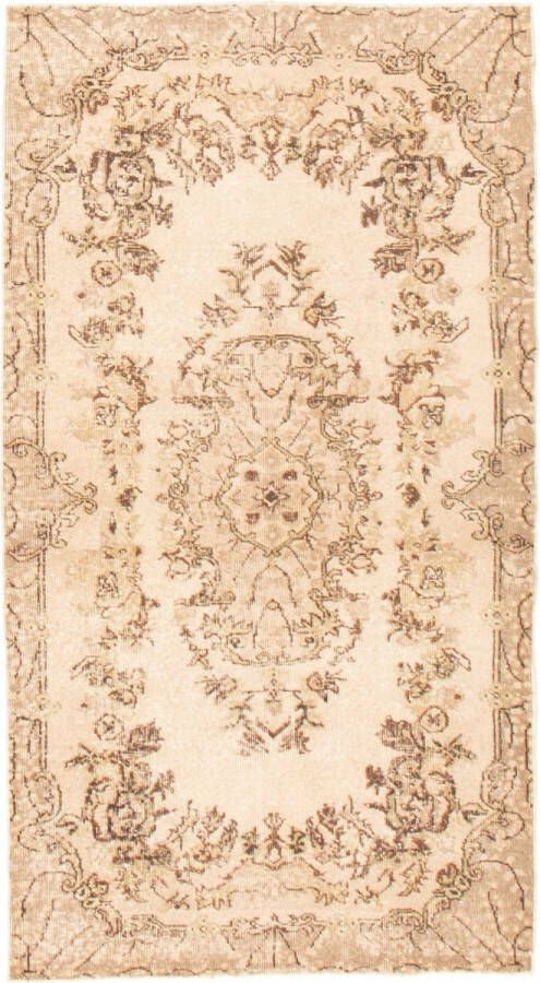 Meridianus Antalya Vintage Turkije Ivoor Tapijt Handgemaakt