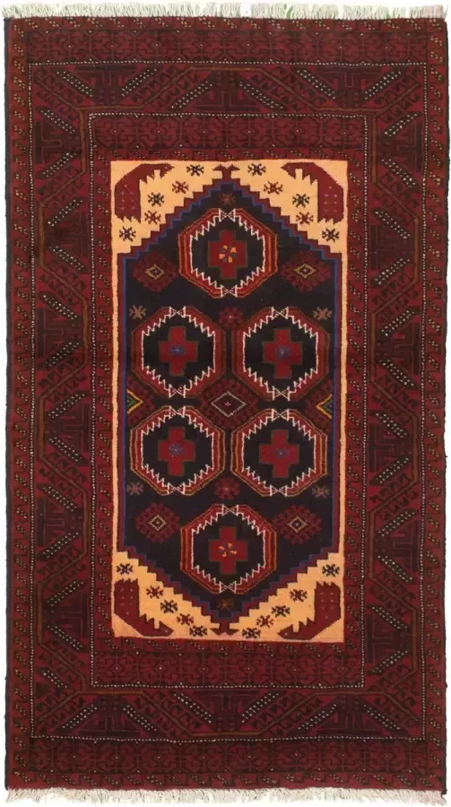 Meridianus Authentic-Turkish Turkije Rood Tapijt Handgemaakt