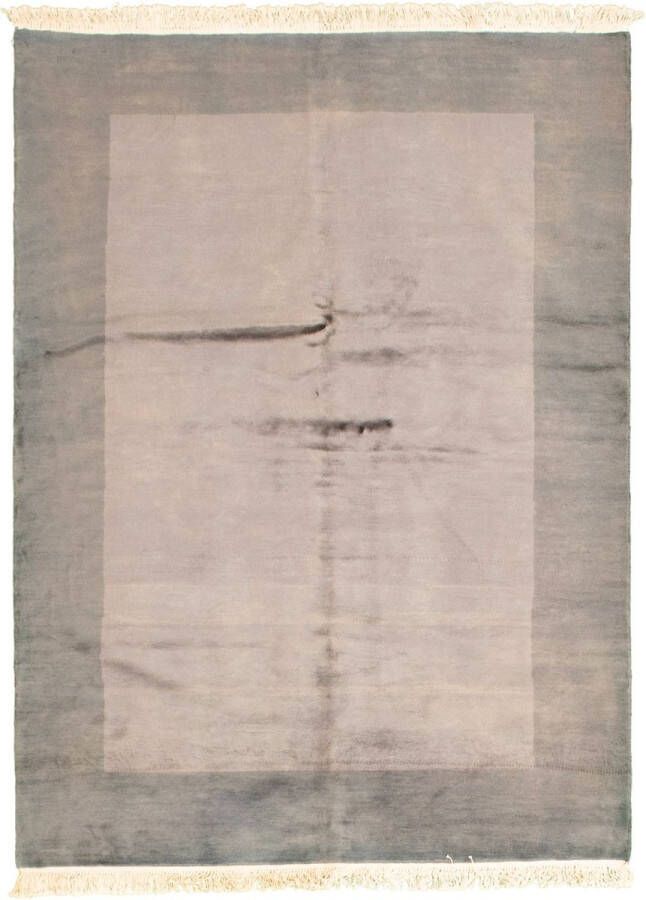 Meridianus Finest-Peshawar-Ziegler Pakistan Grijs Tapijt Handgemaakt