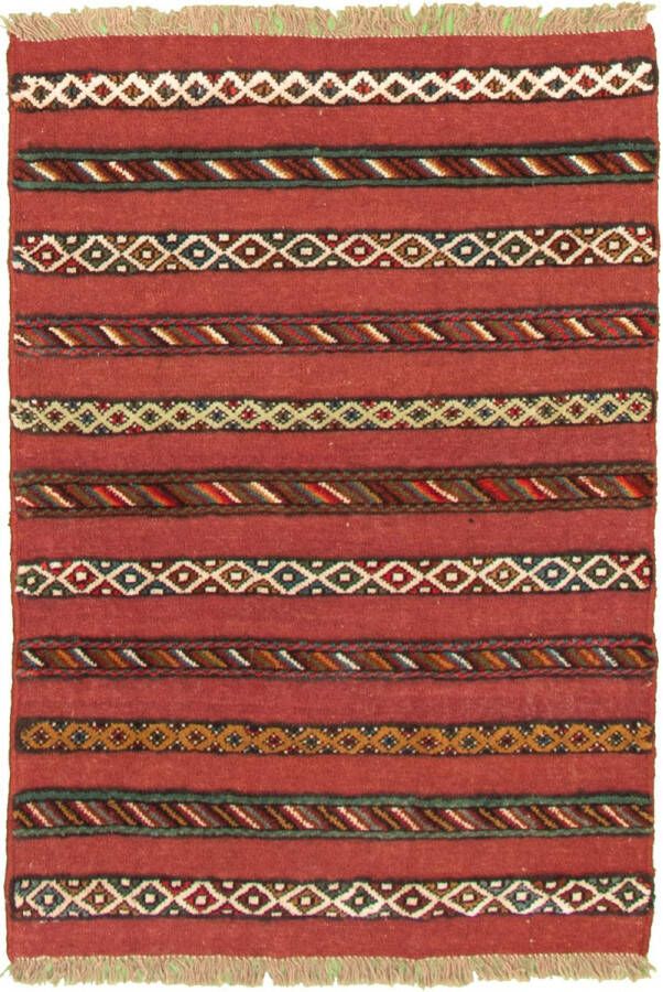 Meridianus Izmir Turkije Rood Tapijt Handgemaakt