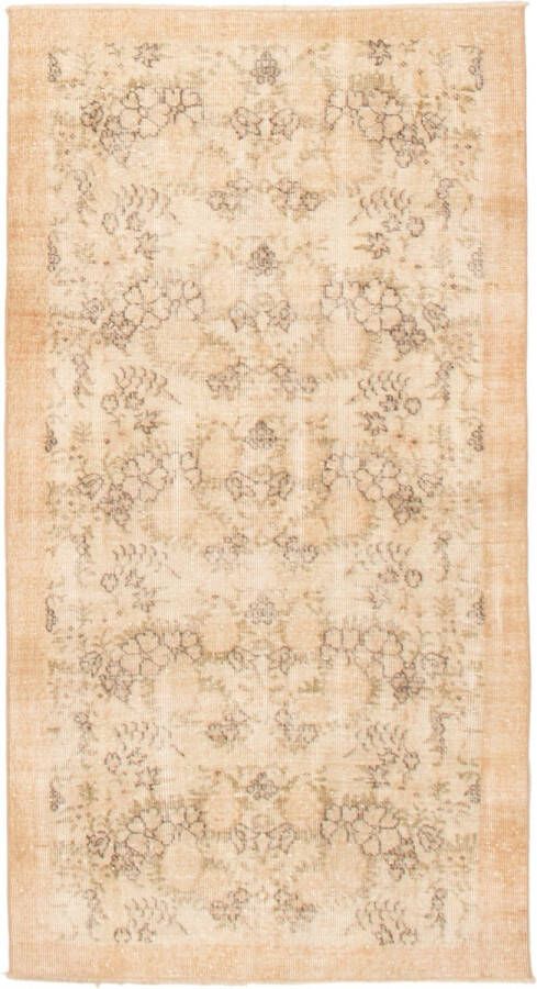 Meridianus Melis Vintage Turkije Ivoor Tapijt Handgemaakt