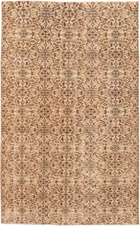 Meridianus Melis Vintage Turkije Ivoor Tapijt Handgemaakt