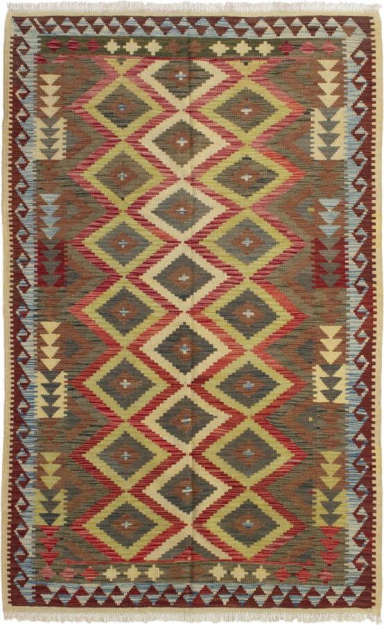 Meridianus Sivas Turkije Rood Kelim Vloerkleed Handgemaakt - Foto 2