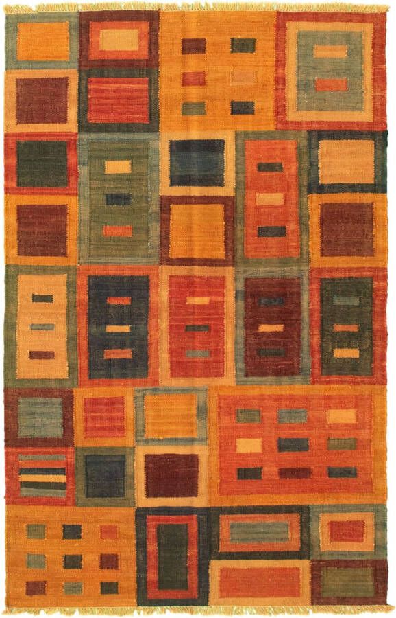 Meridianus Sundance Turkije Bruin Kelim Vloerkleed Handgemaakt