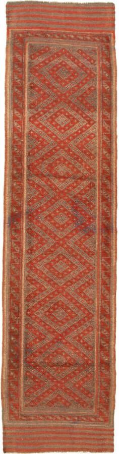 Meridianus Tajik Caucasian Afghanistan Bruin Tapijt Handgemaakt