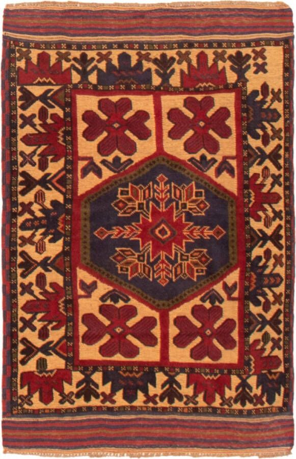 Meridianus Tajik Caucasian Afghanistan Bruin Tapijt Handgemaakt - Foto 2