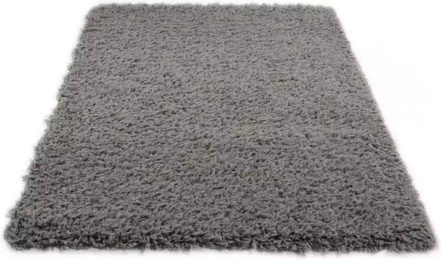 Merinos Floki Hoogpolig Vloerkleed Antraciet 160 x 230 cm