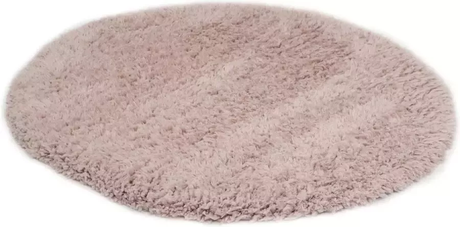 Merinos Floki Hoogpolig Vloerkleed Lila-Ø 120 cm - Foto 2