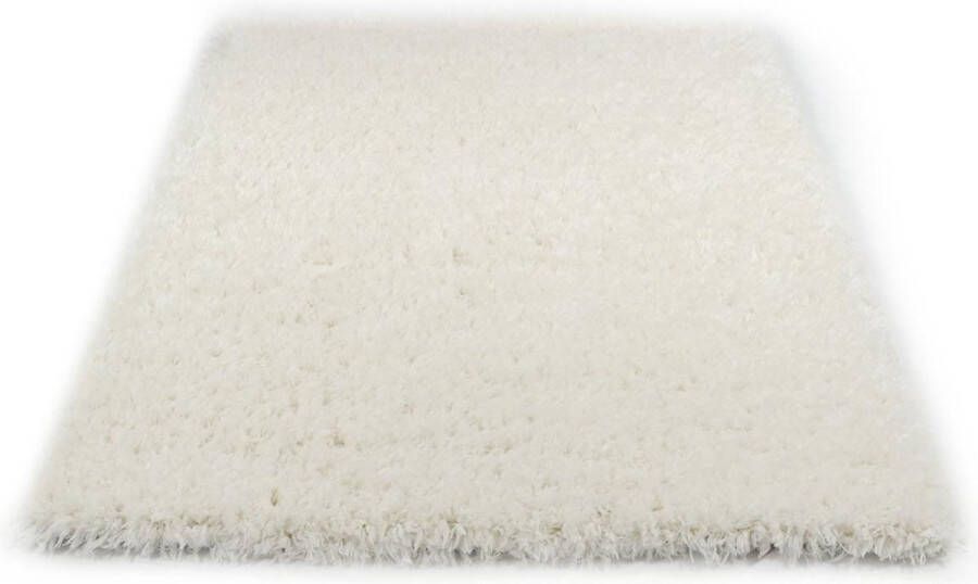 Merinos Floki Hoogpolig Vloerkleed Wit 120 x 160 cm