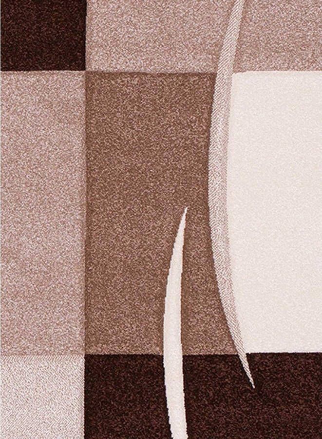 Merinos Geweven Karpet Diamond 665-80 Brown 160x230 cm