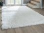 Merinos Hoogpolig Vloerkleed Met Glittergaren Wit-160 x 230 cm - Thumbnail 2