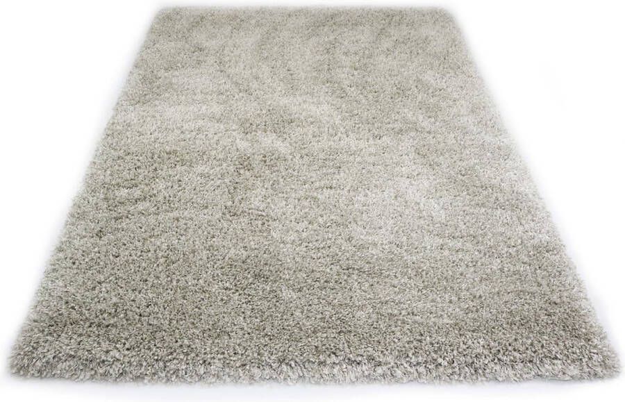 Merinos Hoogpolig Vloerkleed Nexus Shaggy Taupe-240 x 340 cm