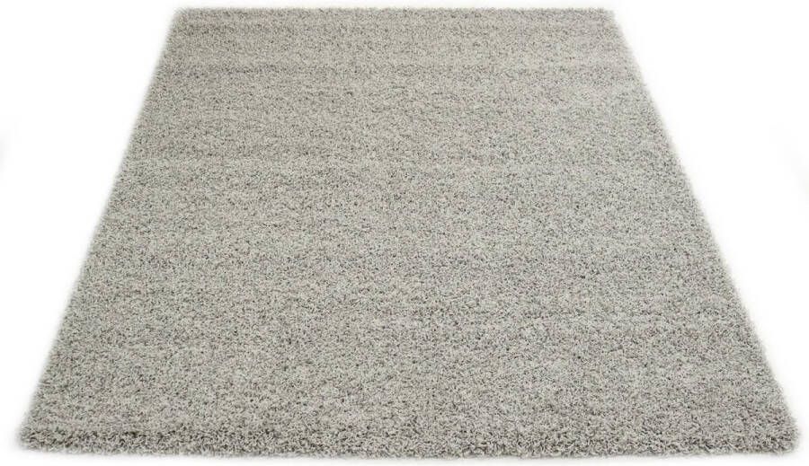Merinos Hoogpolig Vloerkleed Tender Shaggy Zilver 200 x 290 cm