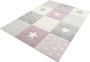 Merinos Kindervloerkleed Pastel Kids 20339-250 Lila-120 x 170 cm - Thumbnail 2