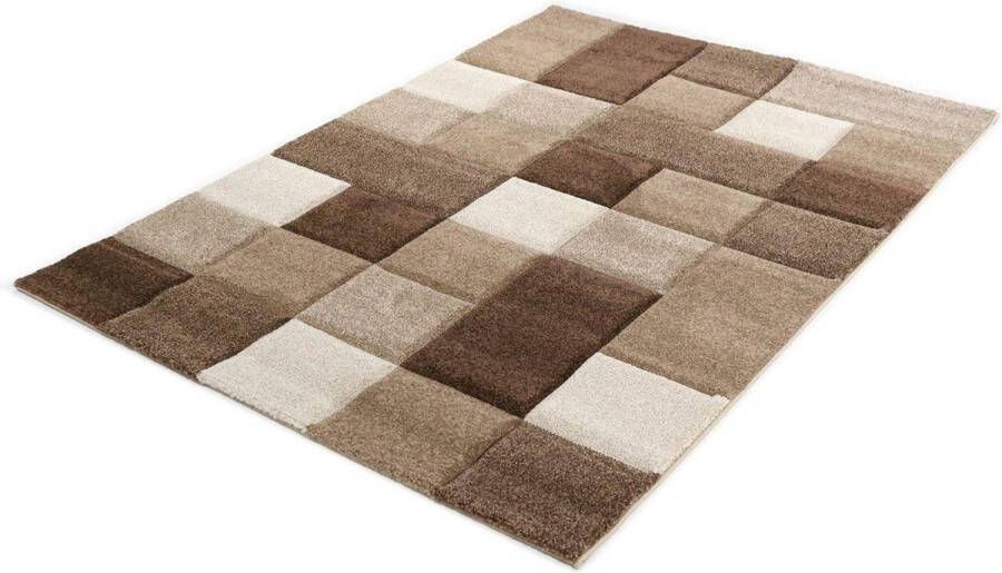 Merinos l Brilliance Vloerkleed 200x290 cm Kunststof;Synthetisch Bruin