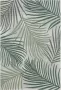 Merinos Vloerkleed Voor Binnen en Buiten Groen Crème-160 x 220 cm - Thumbnail 2