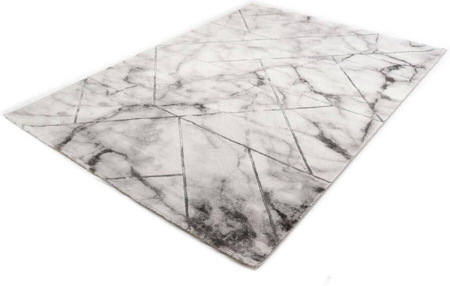 Merinos Marmer Look Vloerkleed Vintage Craft 23299-295 Grijs-80 x 300 cm