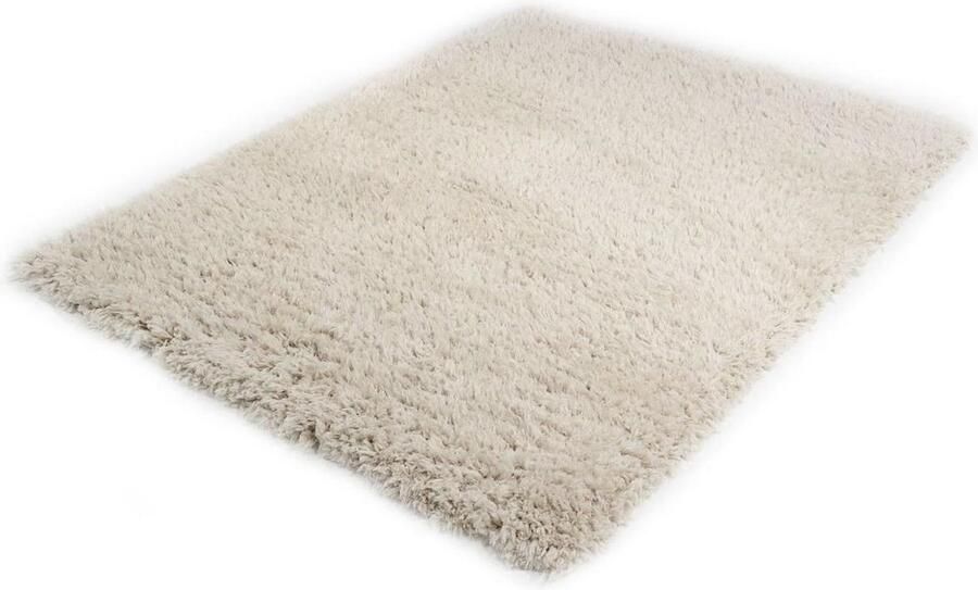 Merinos Floki Hoogpolig Vloerkleed Beige 120 x 160 cm
