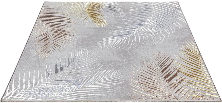 Merinos Karpet24 Modern Vloerkleed Creation Laagpolig met Hoog-Laag Effect Grijs-120 x 170 cm