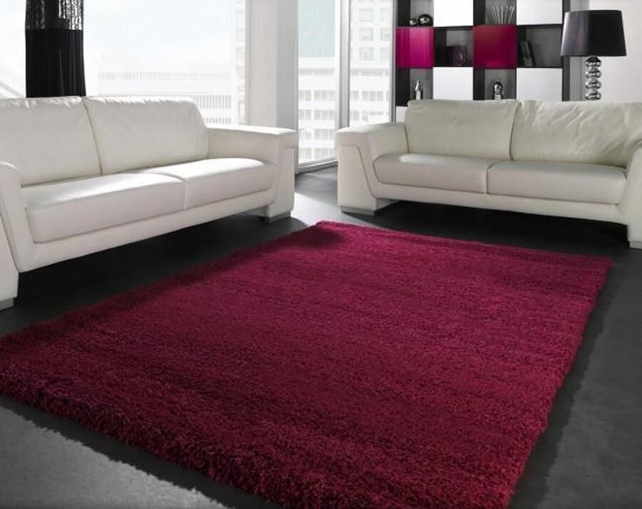 Merinos Vloerkleed Shaggy Plus 957 Purple 120x170 cm
