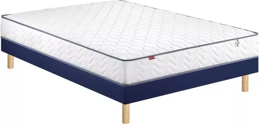 Merinos Set bedbodem + matras met pocketveren SMILING van 160 x 200 cm L 200 cm x H 36 cm x D 160 cm