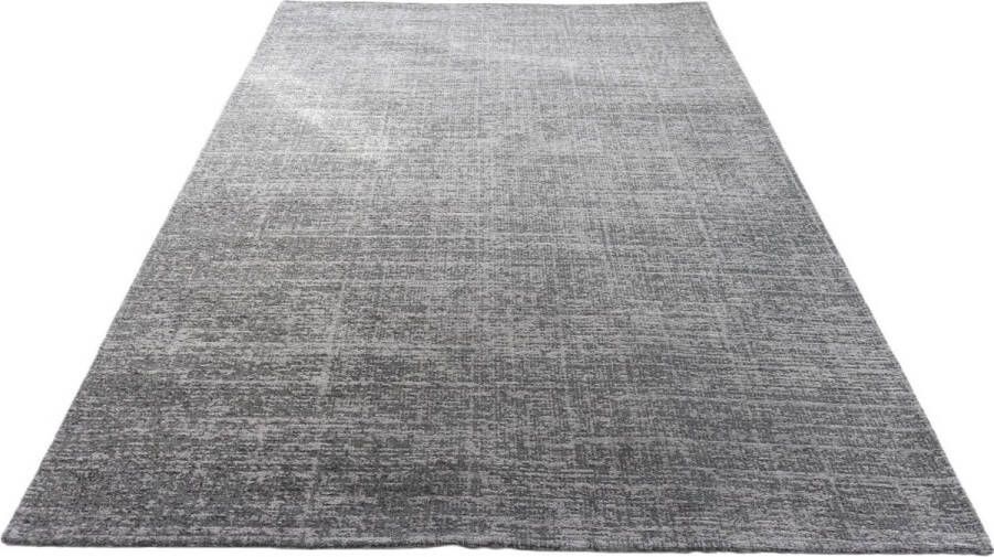 Merinos Vintage Patchwork Vloerkleed Marakesh Grijs-80 x 150 cm