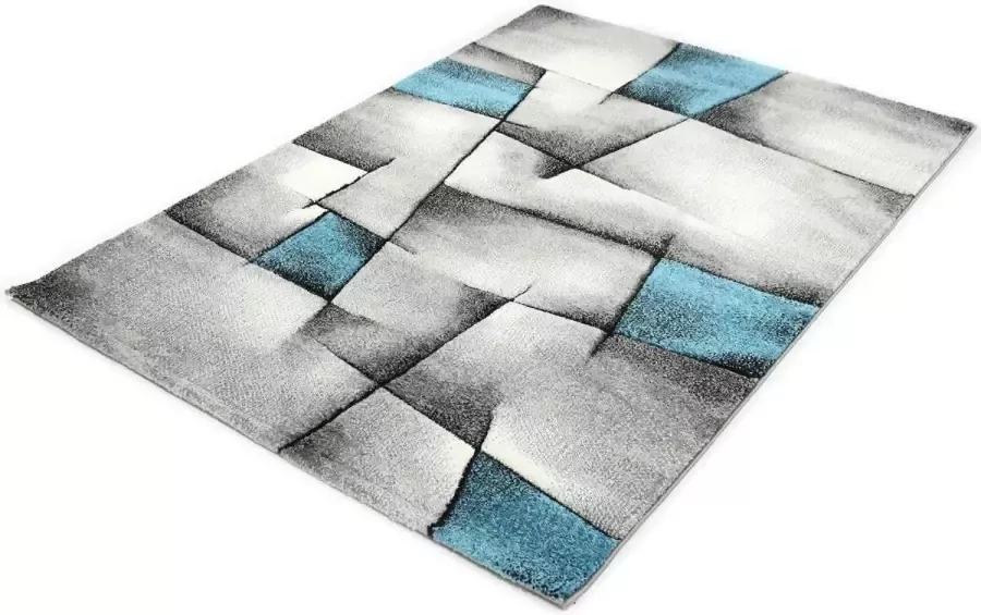 Merinos Vloerkleed Brilliance 660-930 Turquoise-120x170 cm