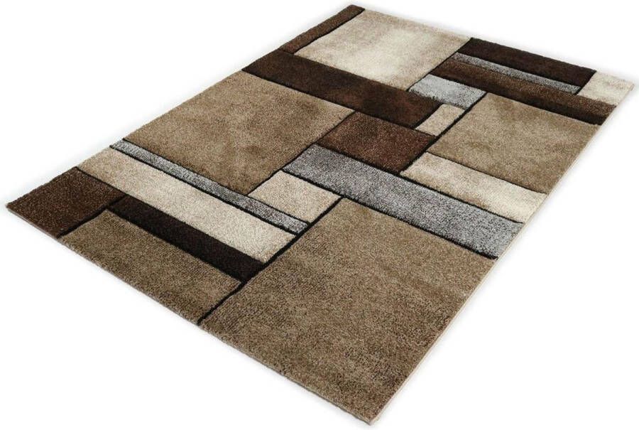 Merinos Vloerkleed Brilliance 661-71 Brown-80x150 cm