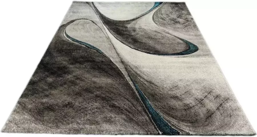 Merinos Vloerkleed Brilliance 662-930 Turquoise-200 x 290 cm