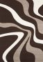 Merinos Vloerkleed Diamond 760-80 Brown 160x230 cm - Thumbnail 1