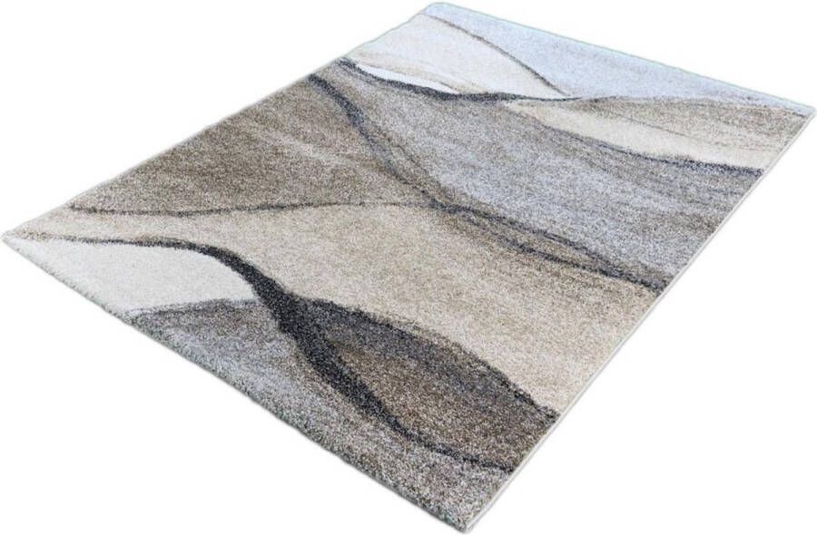 Merinos Vloerkleed Elegant 12755-870 Grey-Beige-80 x 150 cm