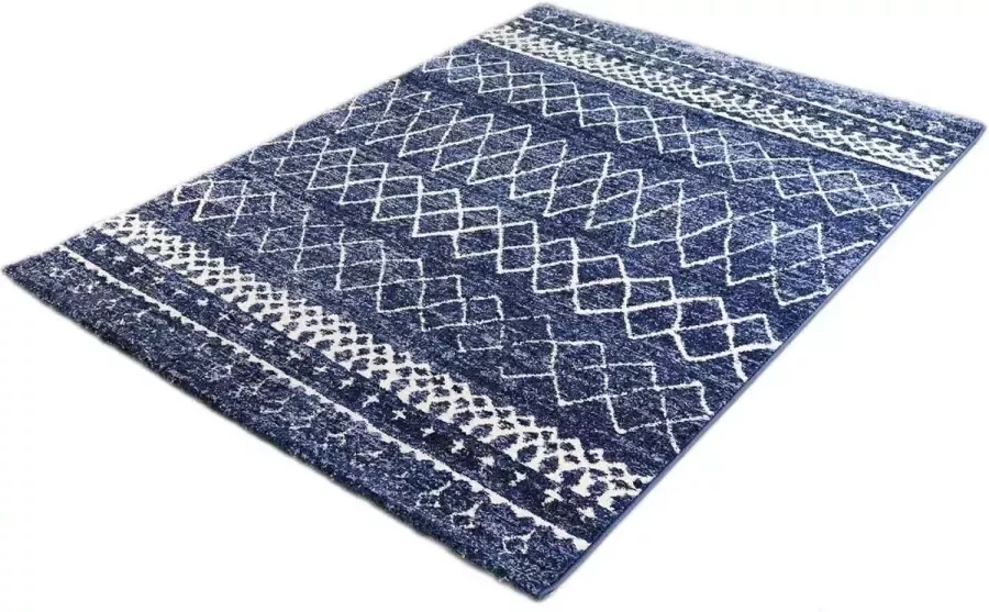 Merinos Vloerkleed Indigo 22381 335-Blue-200 x 290 cm