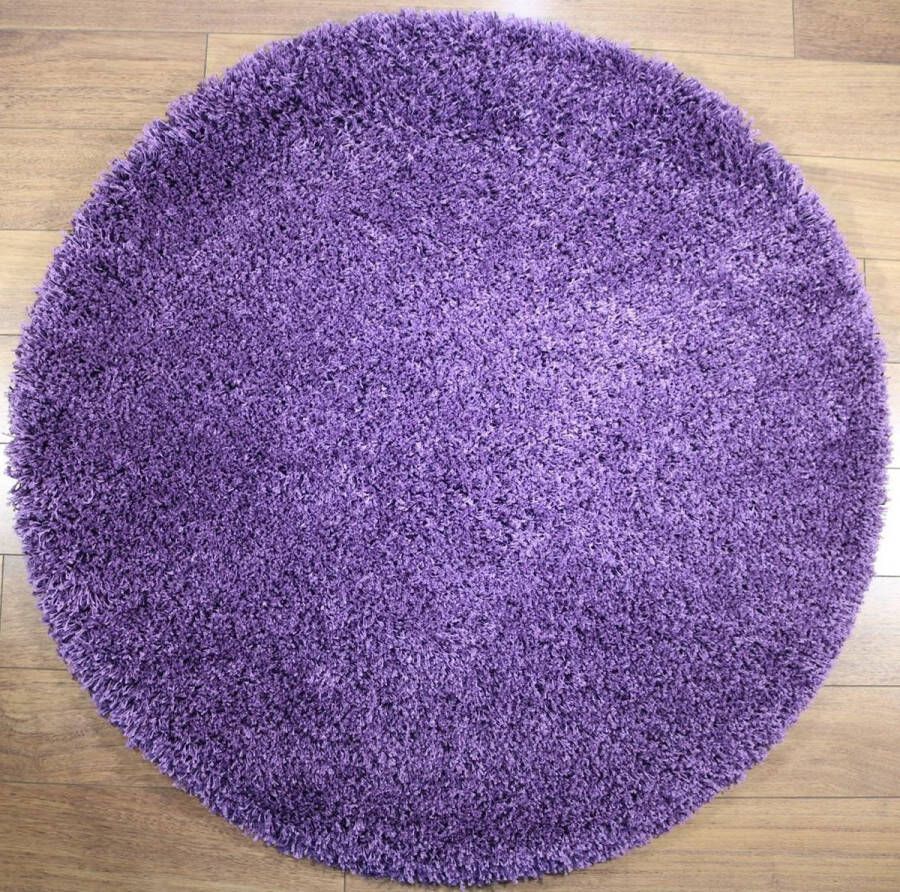 Merinos Vloerkleed Shaggy Plus 901-217 LILAC 120x120 cm Round - Foto 2