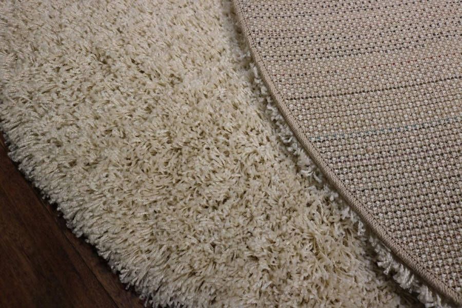 Merinos Vloerkleed Shaggy Plus 903 Cream 120x120 cm-Round - Foto 2