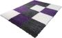 Merinos Vloerkleed Shaggy Plus 910 Grey Lilac 120x170 cm - Thumbnail 2