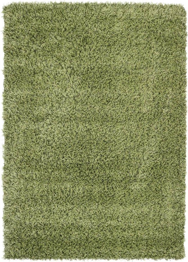 Merinos Vloerkleed Shaggy Plus 965 Green 80x150 cm