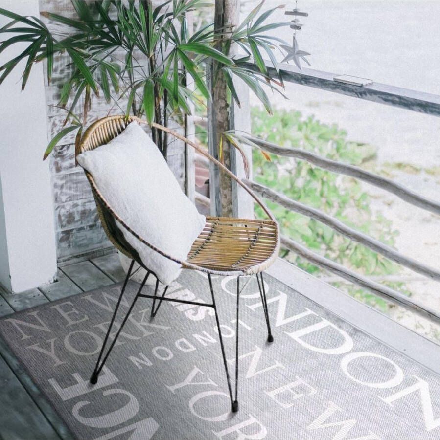 Merinos Vloerkleed Sisal 20675-95 Grey 120x170 cm - Foto 2