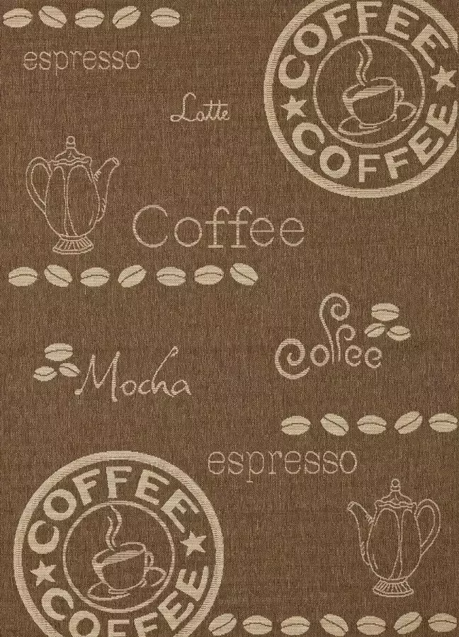 Merinos Vloerkleed Sisal Koffie Bruin-160 x 220 cm