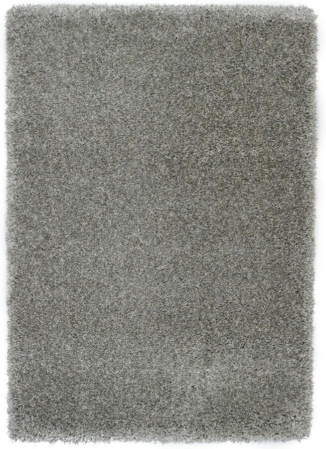 Merinos Karpet24 Hoogpolig Vloerkleed Shaggy Deluxe Zilver 160 x 225 cm