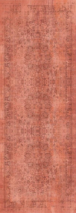 Merkador Istanboel-11015 Vintage Keukenloper Wasbaar Bedrukt tapijt op chenille stof Vloerkleed Antislip 100x280 cm