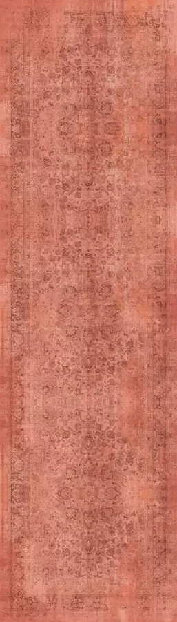Merkador Istanboel-11015 Vintage Keukenloper Wasbaar Bedrukt tapijt op chenille stof Vloerkleed Antislip 80x280 cm