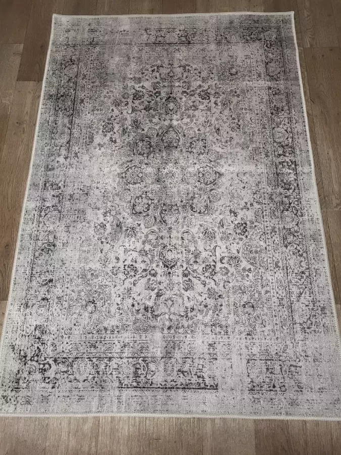 Merkador Istanboel-11023 Bedrukt tapijt op chenille stof Vloerkleed Antislip 160x230 cm