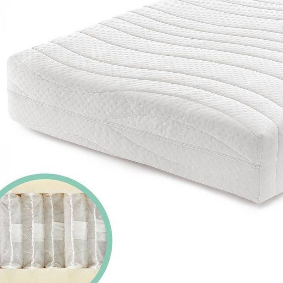'''Merkloos'' 120x190x20 Matras Pocketveer XL koudschuim 7 Zones 20 cm ACTIE 100% veilig