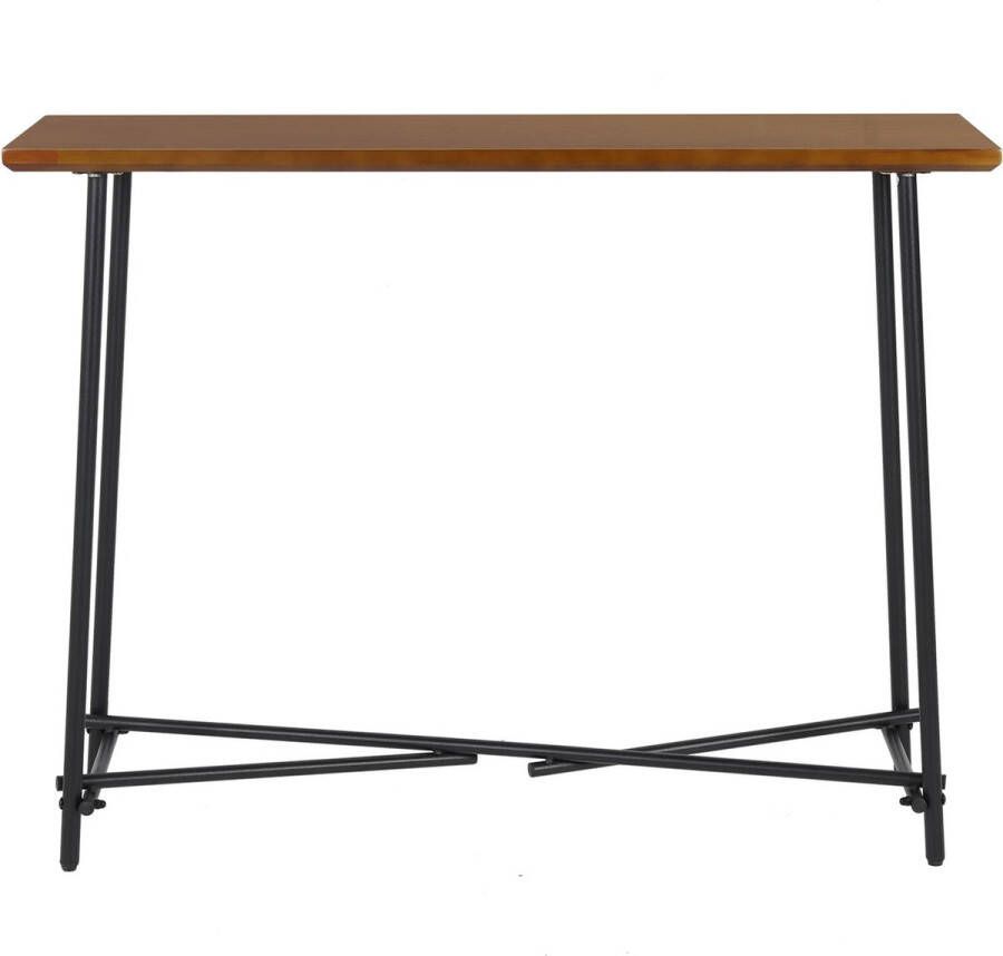 'merkloos'' AllinShop Wandtafel Sidetable Haltafel Consoletafel Met Lade Woonkamer Hal Gang Salontafel 100x30x76CM