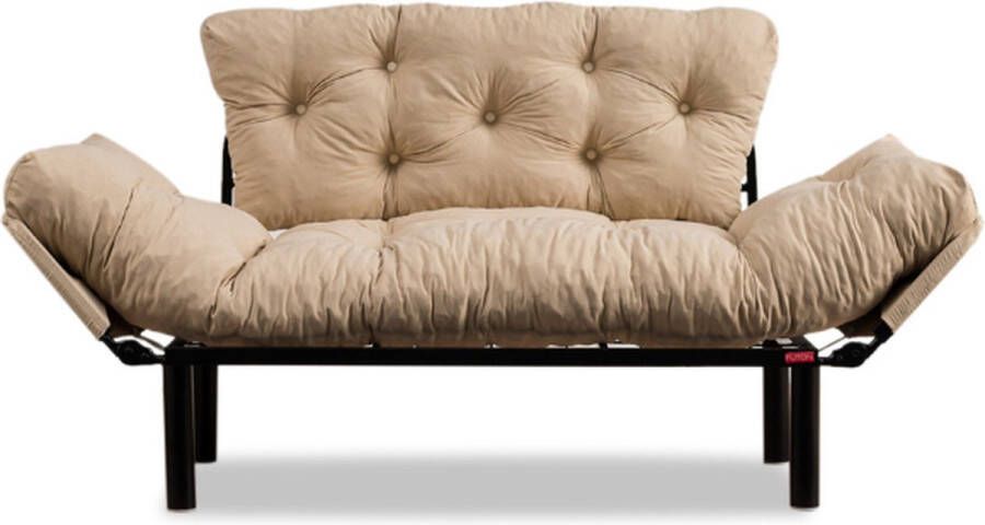 Merkloos Asir bankbed slaapbank Sofa 2-zitplaatsen Room 155 x 70 x 85 cm