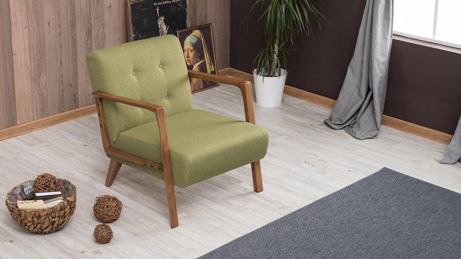 Merkloos Asir Fauteuil Groente 69 x 83 x 80 cm
